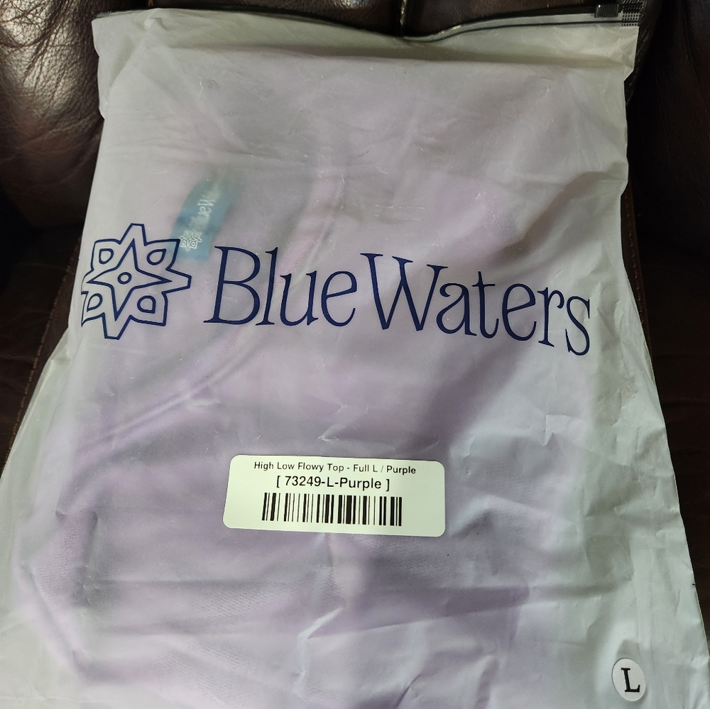 Blue Waters Purple Flowy Top